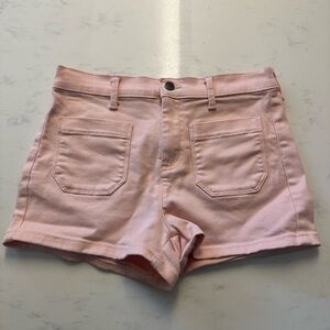NORDSTROM Girl’s Light Pink Denim Shorts Size 10 Medium